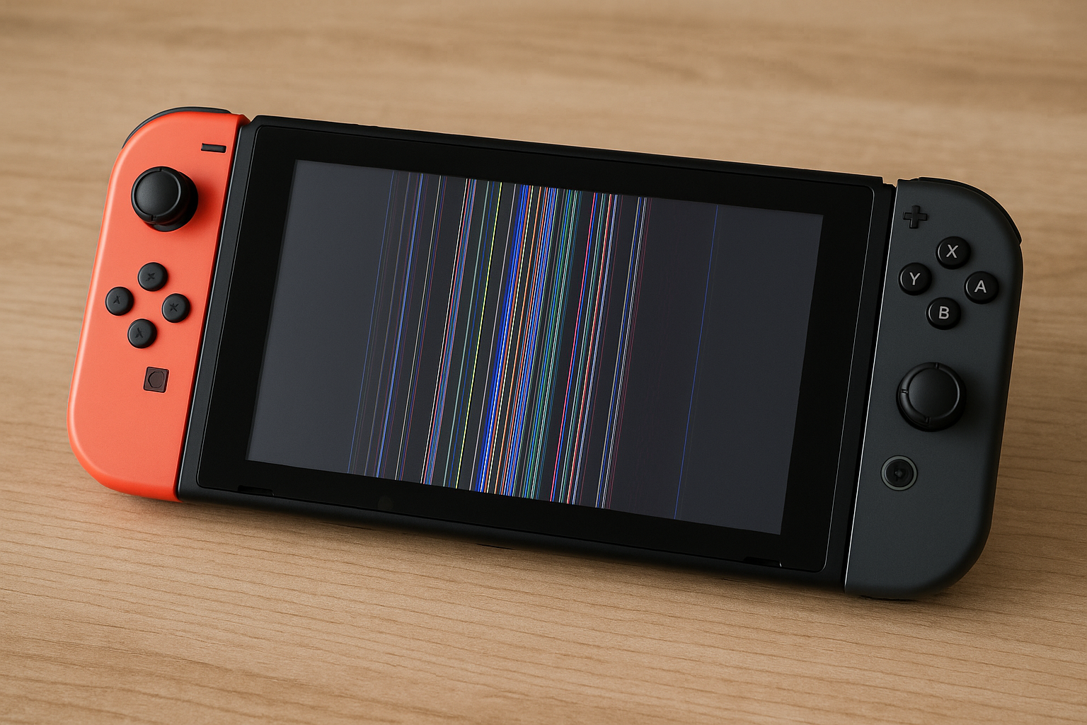 Switchの液晶に縦線が出る原因と対処法｜自分でできる対策から修理